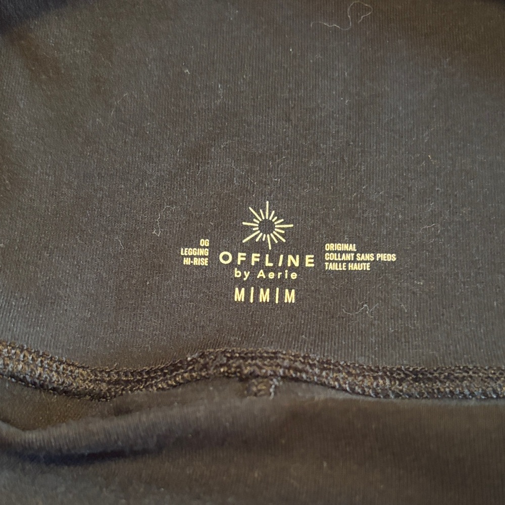 aerie Offline OG Legging Hi-Rise in Black